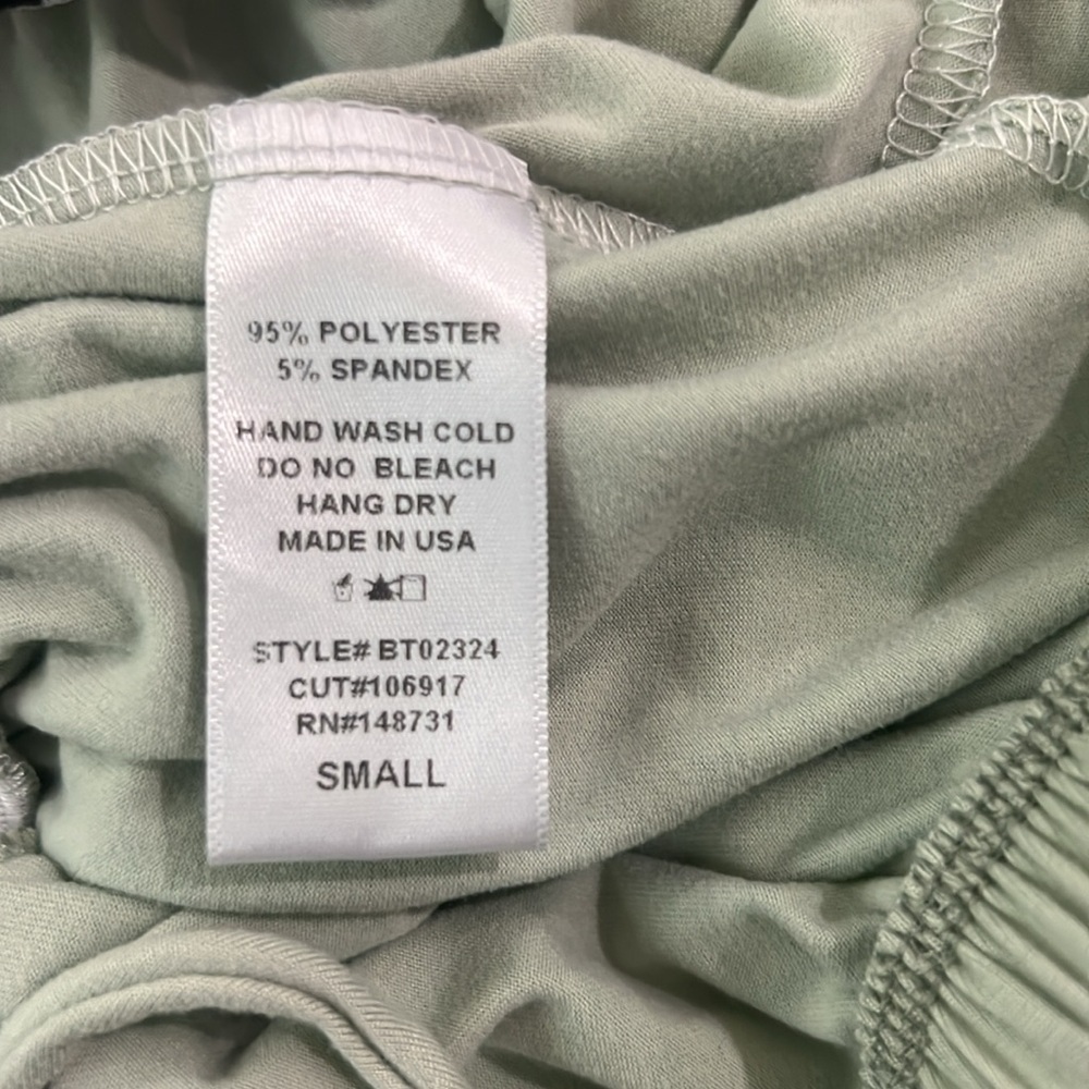 Frankie Phoenix Elegant Women's Sage Green Top - Picture 11 of 11